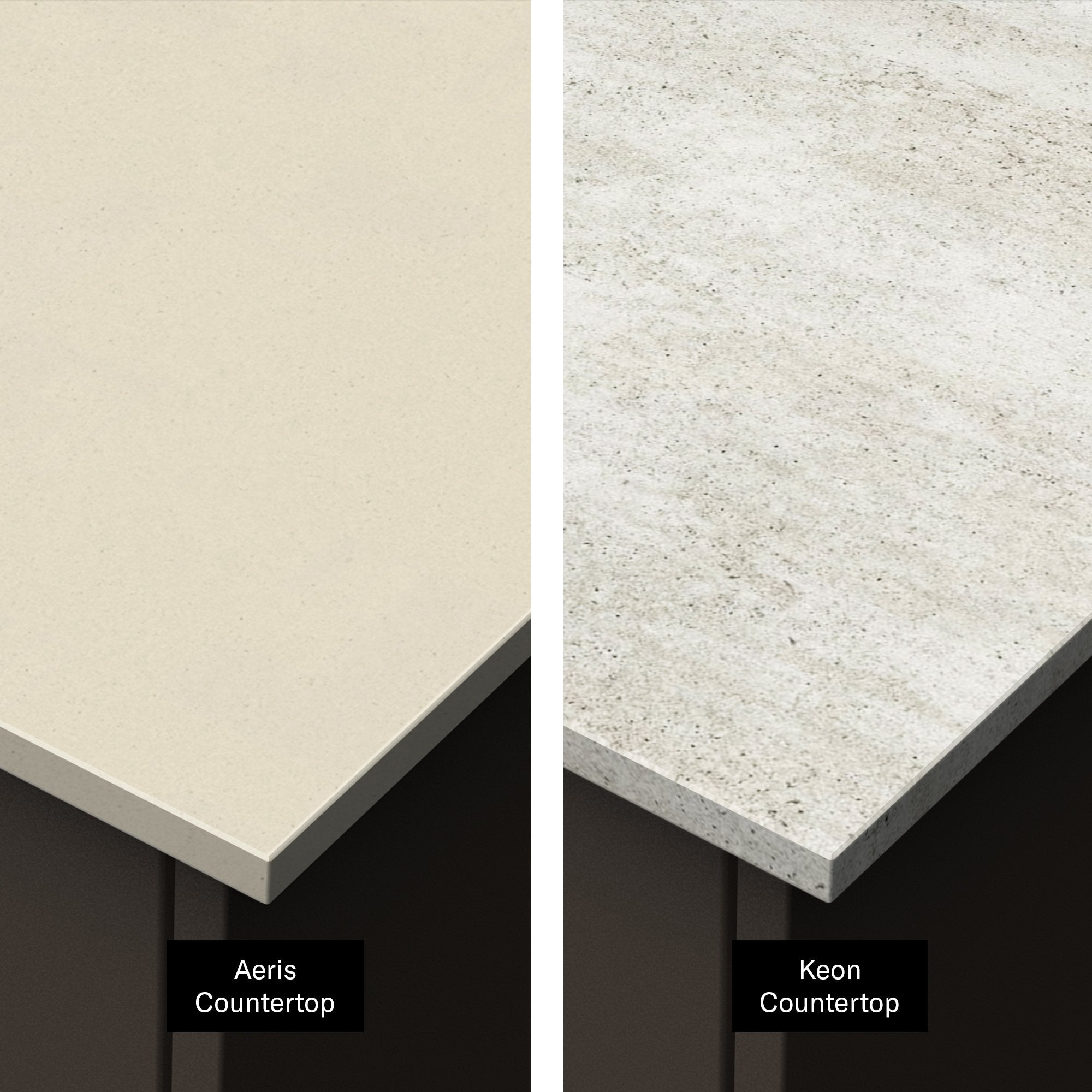 Blaze Golden Hour island countertop finish samples