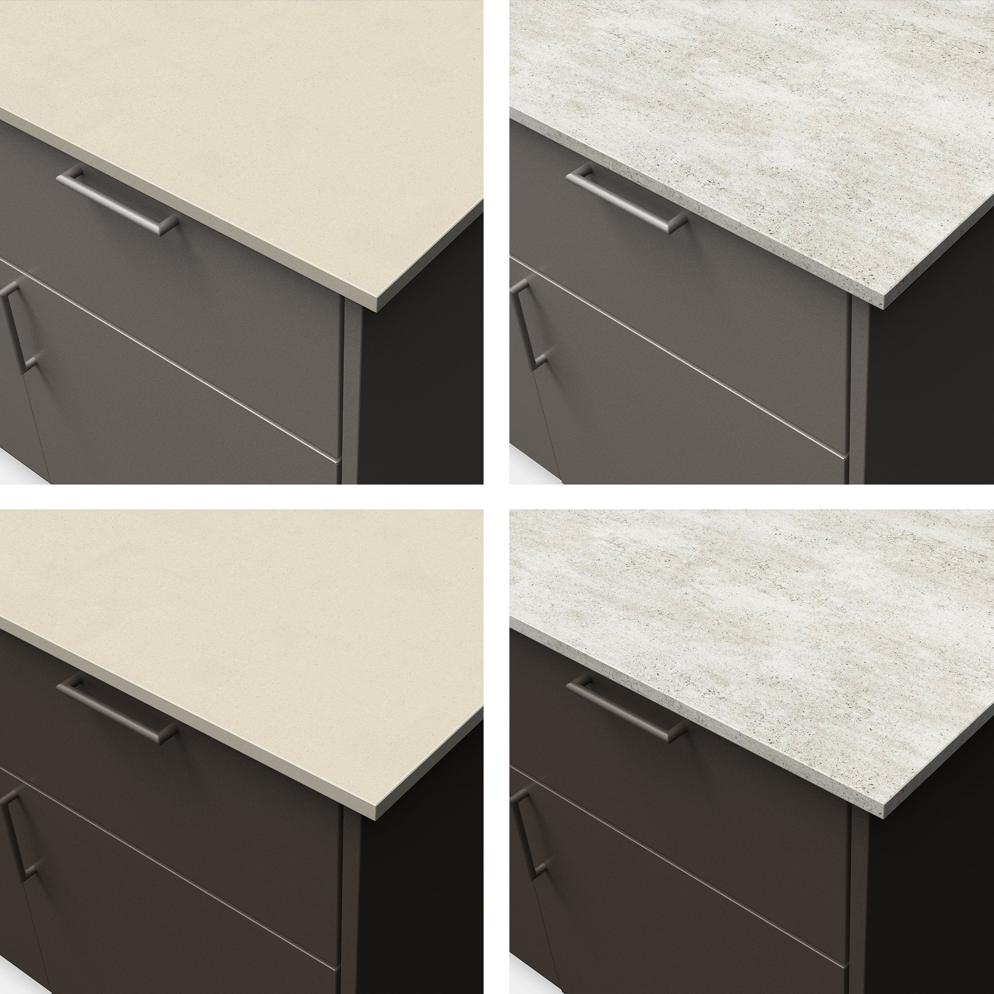 Blaze Golden Hour island Dekton countertop options