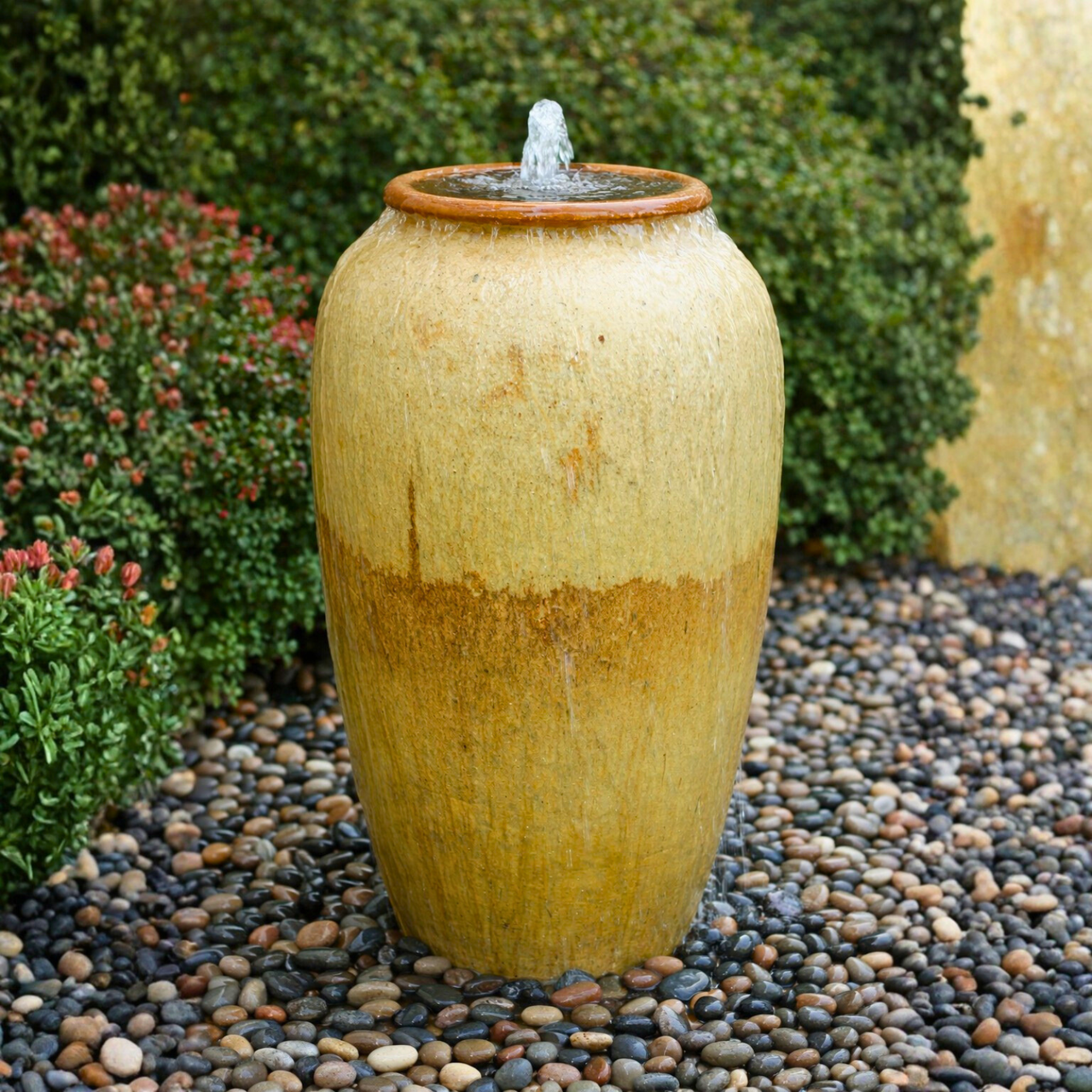 Creamy Coffee Tuscany Single Vase Fountain Kit - FNT40025