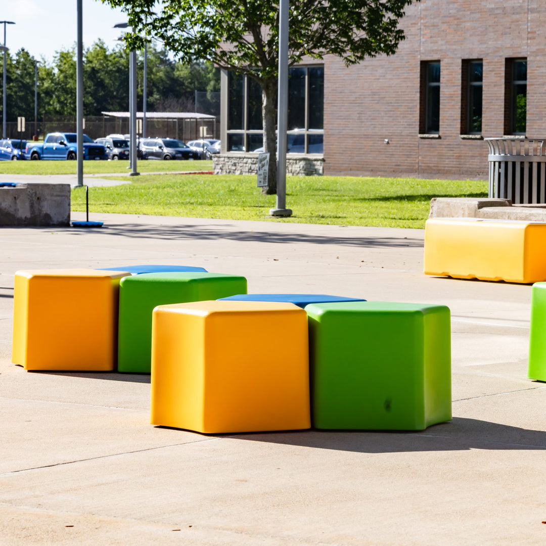 Curved Pentagon Stool - Majestic Fountains