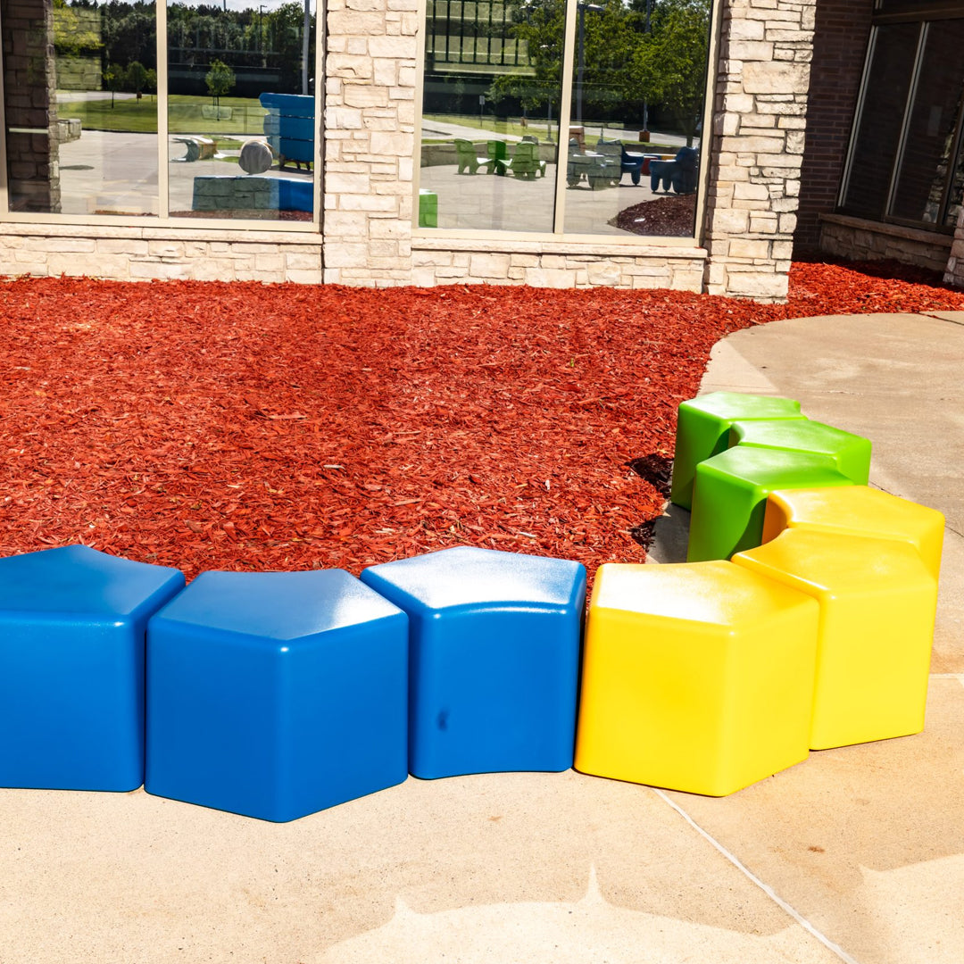 Curved Pentagon Stool - Majestic Fountains