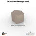 Curved Pentagon Stool  - Majestic Fountains