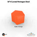 Curved Pentagon Stool  - Majestic Fountains