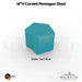 Curved Pentagon Stool  - Majestic Fountains