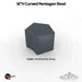 Curved Pentagon Stool  - Majestic Fountains