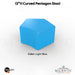 Curved Pentagon Stool  - Majestic Fountains