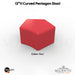 Curved Pentagon Stool  - Majestic Fountains