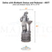 Dafne with Birdbath Statue and Pedestal - #877 - Majestic Fountains