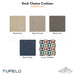 Deck Chaise Cushion - Majestic Fountains