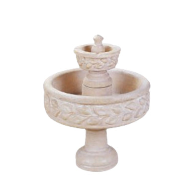 Deruta Concrete 2-Tier Outdoor Garden Fountain - 1011 - Majestic Fountains and More