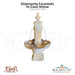 Diamante Fountain in Cast Stone - Fiore Stone 271-F  - Majestic Fountains