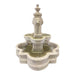 Diamante Lion Head Fountain with 66 Quatrefoil Basin in Cast Stone - Fiore Stone 272-FAQ - Majestic Fountains.jpg