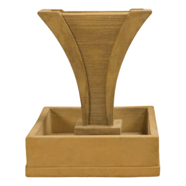 Diesse Square Concrete Outdoor Courtyard Fountain - 1460 - Majestic Fountains