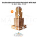 Double Obtuse Fountain With Ball - by Gist G-OBTDF-BALL-35 - Majestic Fountains