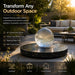 24 Crystal Sphere Fountain - Complete Fountain Kit - Majestic Fountains