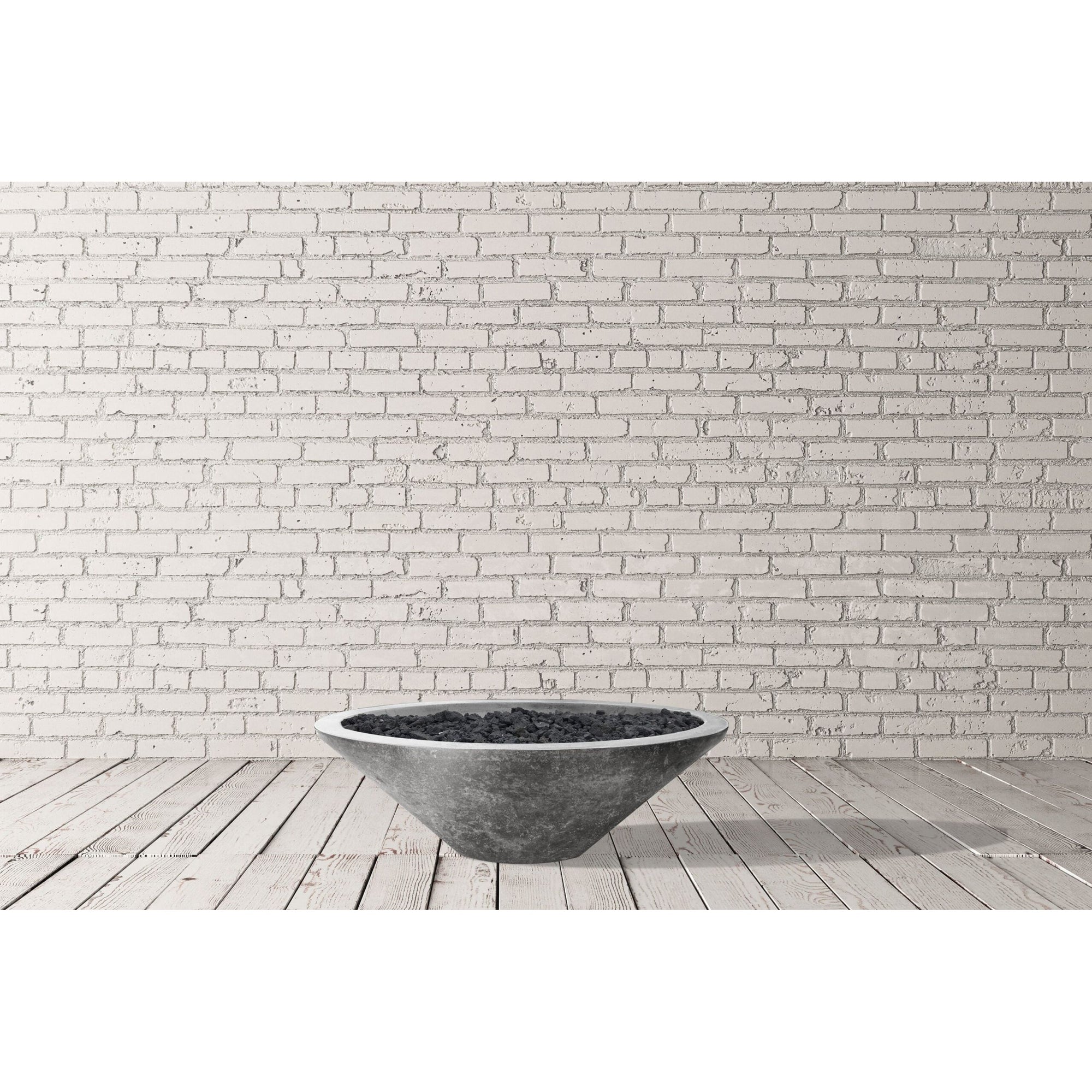 Embarcadero Pedestal Fire Bowl in GFRC Concrete by Prism Hardscapes -  Majestic Fountains