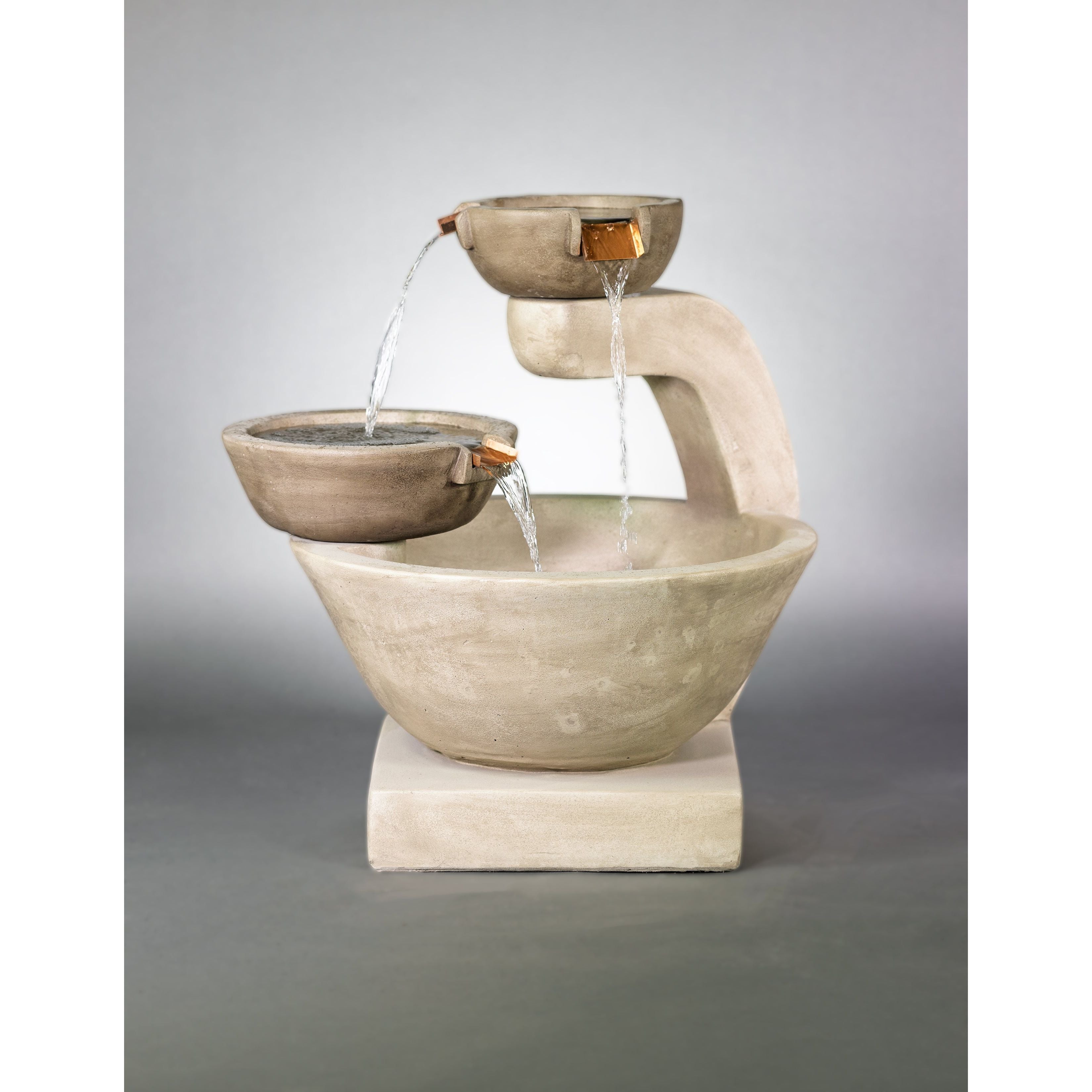 Eden Concrete Outdoor Garden Fountain - #1832 - Majestic fountains and More