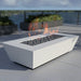 Elan-T Fire Pit Table in Dual Colored Powder Coated Aluminum - Majestic Fountains