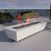Elan-T Fire Pit Table in Dual Colored Powder Coated Aluminum - Majestic Fountains