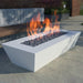 Elan Fire Pit Table in Powder Coated Aluminum - Majestic Fountains