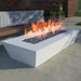 Elan Fire Pit Table in Powder Coated Aluminum - Majestic Fountains