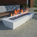 Elan Fire Pit Table in Powder Coated Aluminum - Majestic Fountains