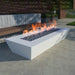 Elan Fire Pit Table in Powder Coated Aluminum - Majestic Fountains