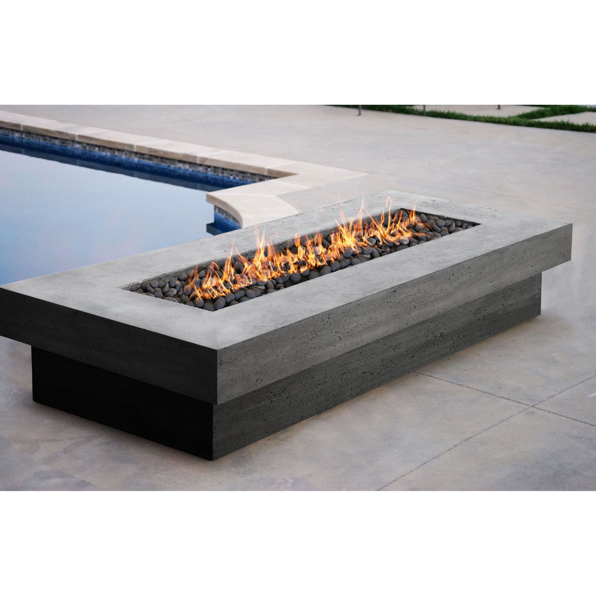 Elevate Fire Table in GFRC Concrete by Prism Hardscapes- Majestic Fountains
