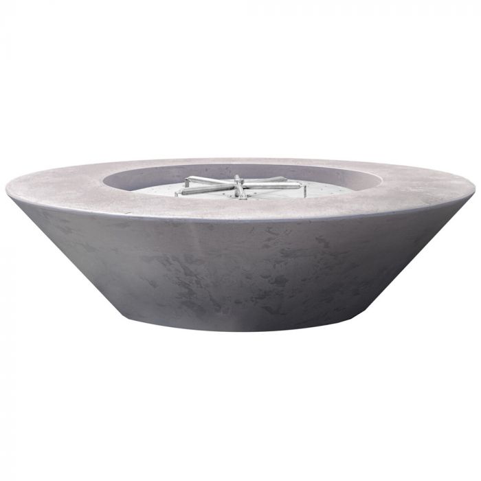 Embarcadero 60 Fire Table in GFRC Concrete by Prism Hardscapes - Majestic Fountains and More
