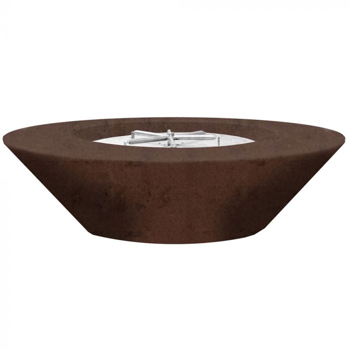 Embarcadero 60 Fire Table in GFRC Concrete by Prism Hardscapes - Majestic Fountains and More