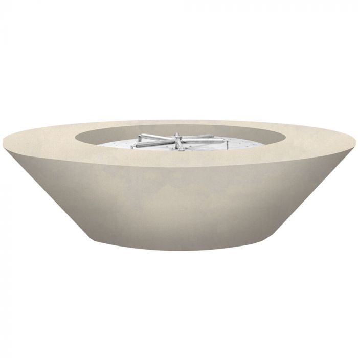 Embarcadero 60 Fire Table in GFRC Concrete by Prism Hardscapes - Majestic Fountains and More