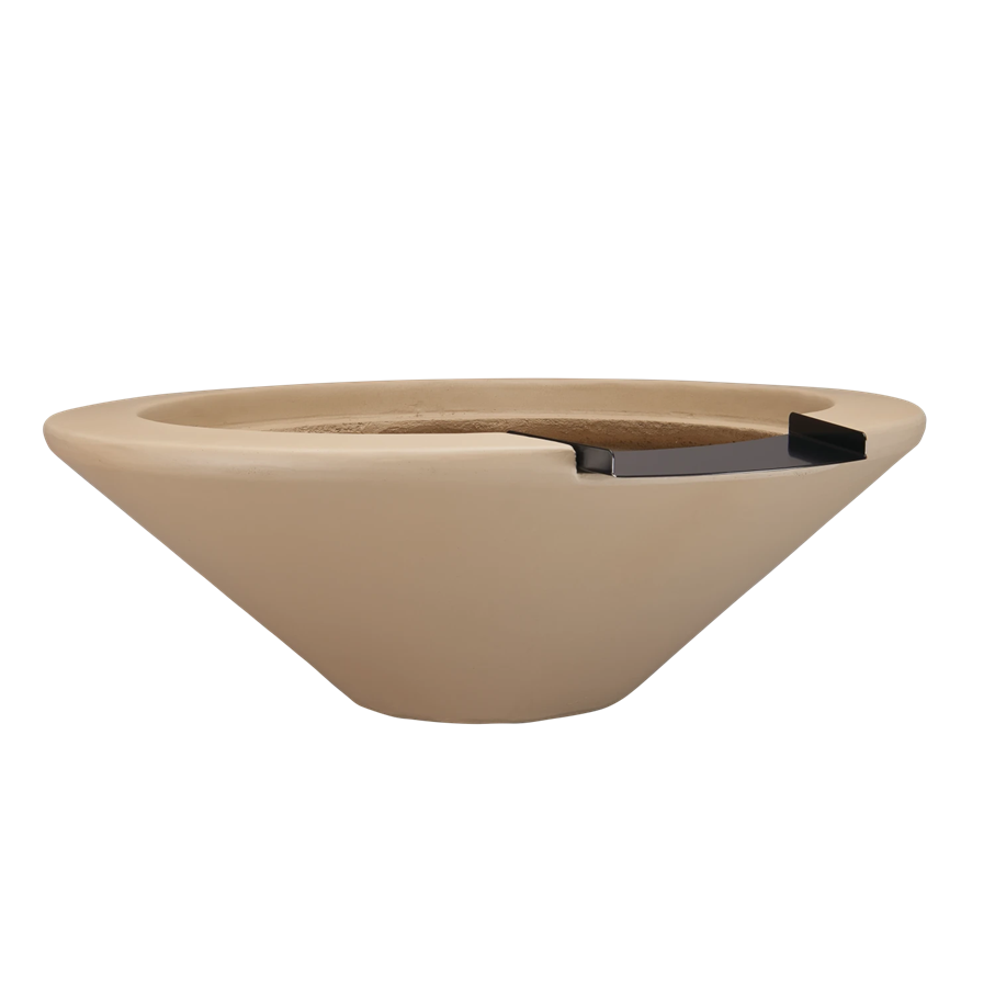 Essex Extended Lip Water Bowl in GFRC by Grand Effects