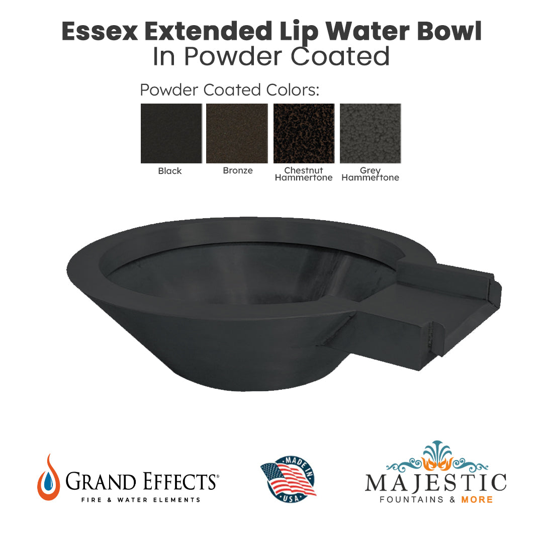 Essex Extended Lip Water Bowl- Majestic Fountains