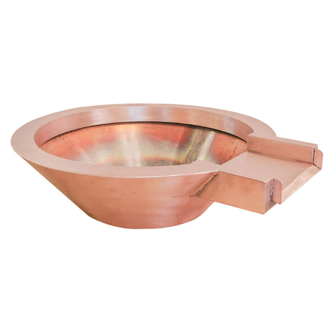 Essex Extended Lip Water Bowl in Metal - Majestic Fountains