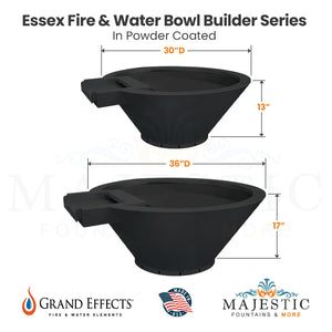 Essex Fire _ Water Bowl Builder Series - Majestic Fountains