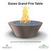 Essex Grand Fire Table Powder Coated - Majestic Fountains