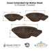 Essex Extended Lip Water Bowl - Majestic Fountains