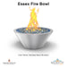 Essex Fire Bowl in Metal - Majestic Fountains