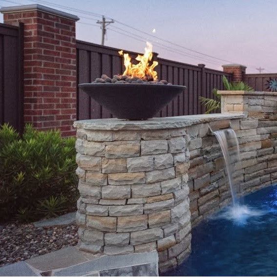 Essex Fire Bowl in GFRC by Grand Effects - Majestic Fountains and More.