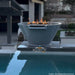Essex Fire & Water Bowl Builder Series in Powder Coated Gray by Grand Effects - Majestic Fountains.