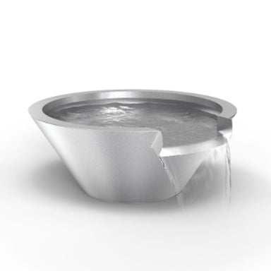 Essex Seamless Lip Water Bowl Metal - Majestic Fountains