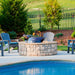 Evolution 360 Hammered Copper Fire & Water Bowl by HPC - Majestic Fountains and More.