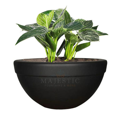 low indoor planter Executive Low Bowl Planter — Majestic Fountains and More