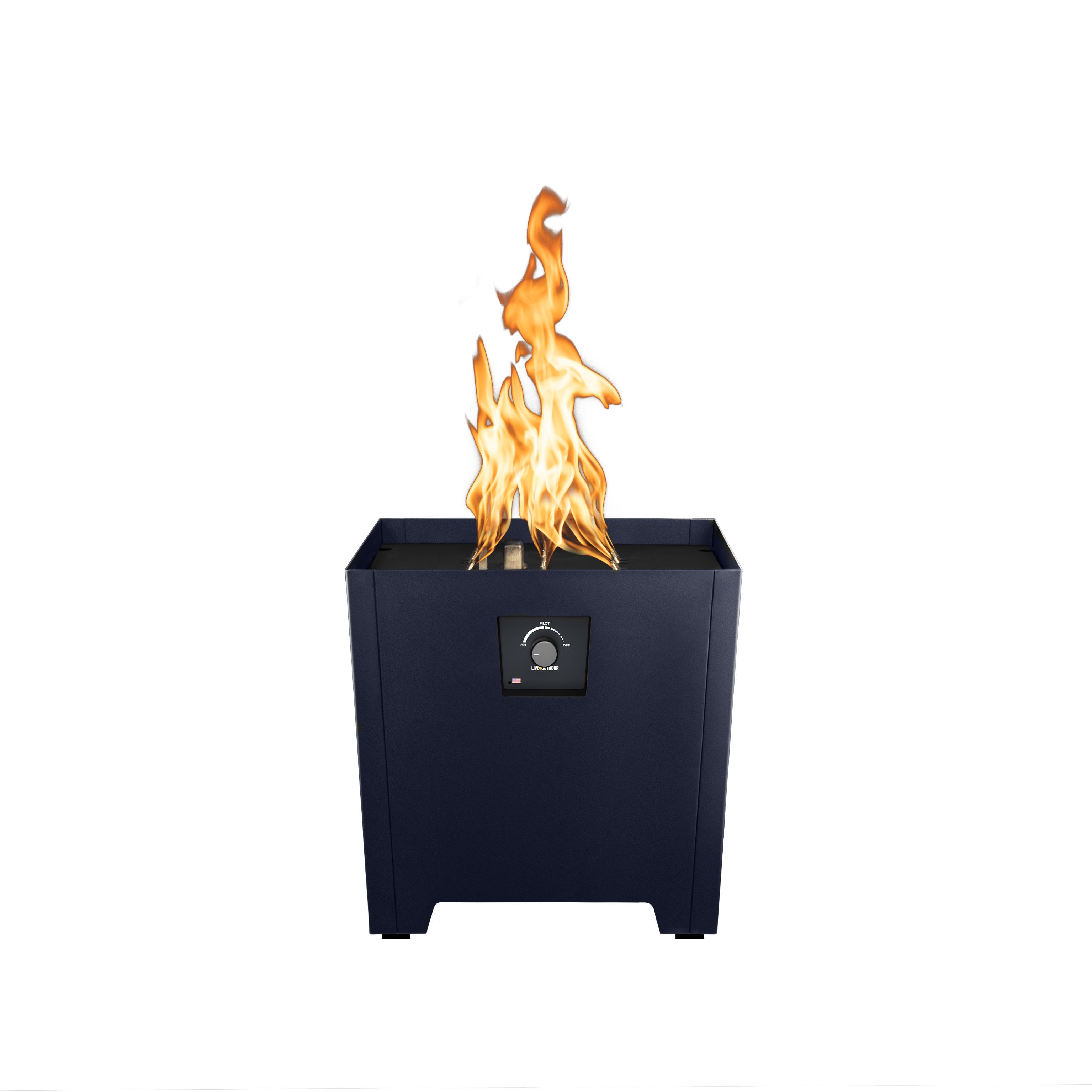 FIRESTORM Series II Fire Pit in Powder Coated Metal - Majestic Fountains and More.