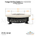 Fuego 54 Fire Table PH-FUEGO54 in GFRC Concrete by Prism Hardscapes Size - Majestic Fountains and More