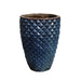 Facet Planter in Glazed Terra Cotta By Campania - Majestic Fountains