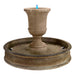 Fascea Urna Outdoor Fountain with Basin - 1703 - Majestic Fountains