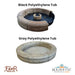 Fiore Basin Polyethylene Tub Color Options - Majestic Fountains