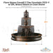 Fiore Stone Cavalli 3 Tier Fountain 2133-F w Bracci Basin in Cast Stone 12 - Majestic Fountains