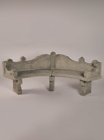 Fiore Stone Venetian Curved Bench - 613